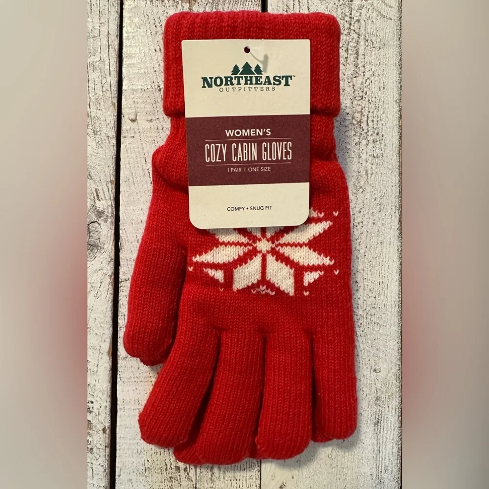Women’s Cozy Cabin Gloves by Northeast Outfitters - NWT/NIP